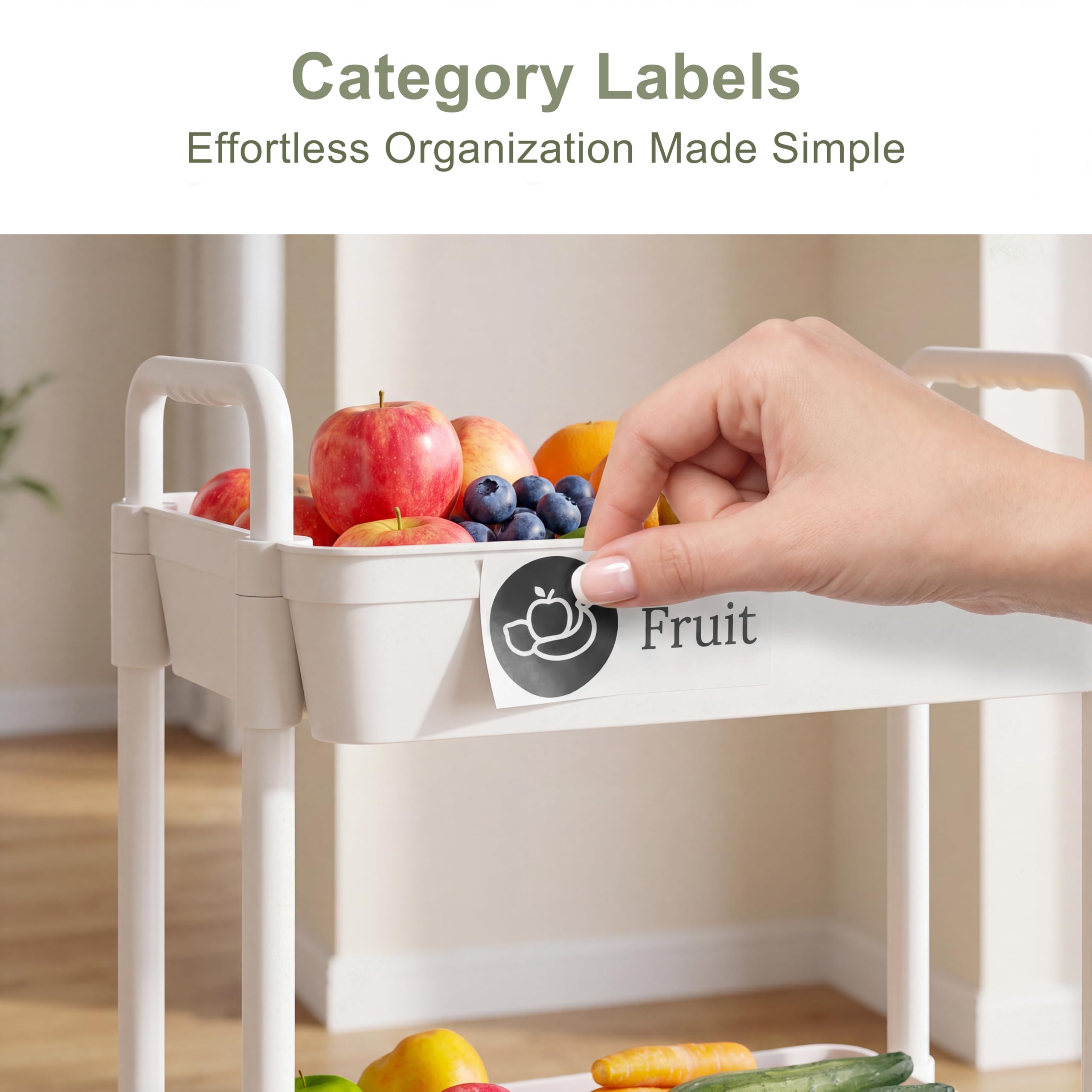 Laiensia carrito en baño con productos de higiene, fácil acceso