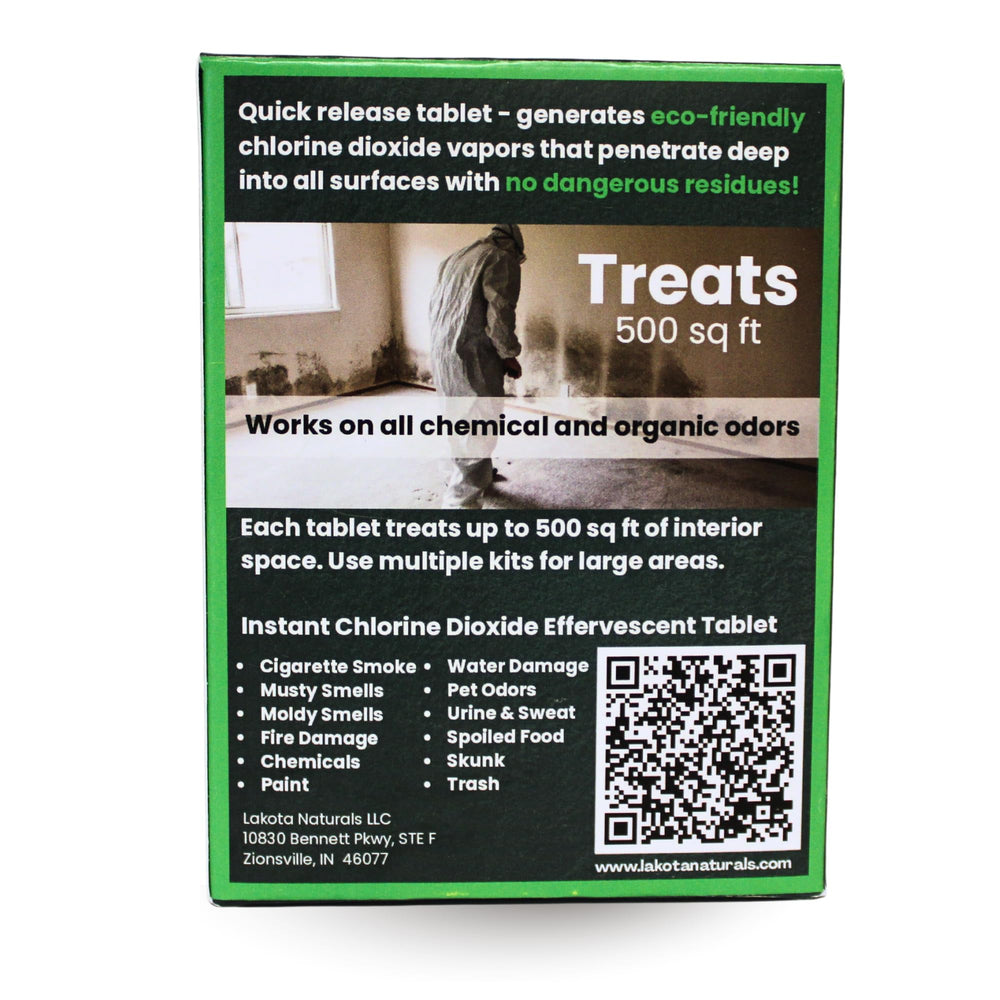 Lakota Naturals tableta en primer plano con textura y acción activadora