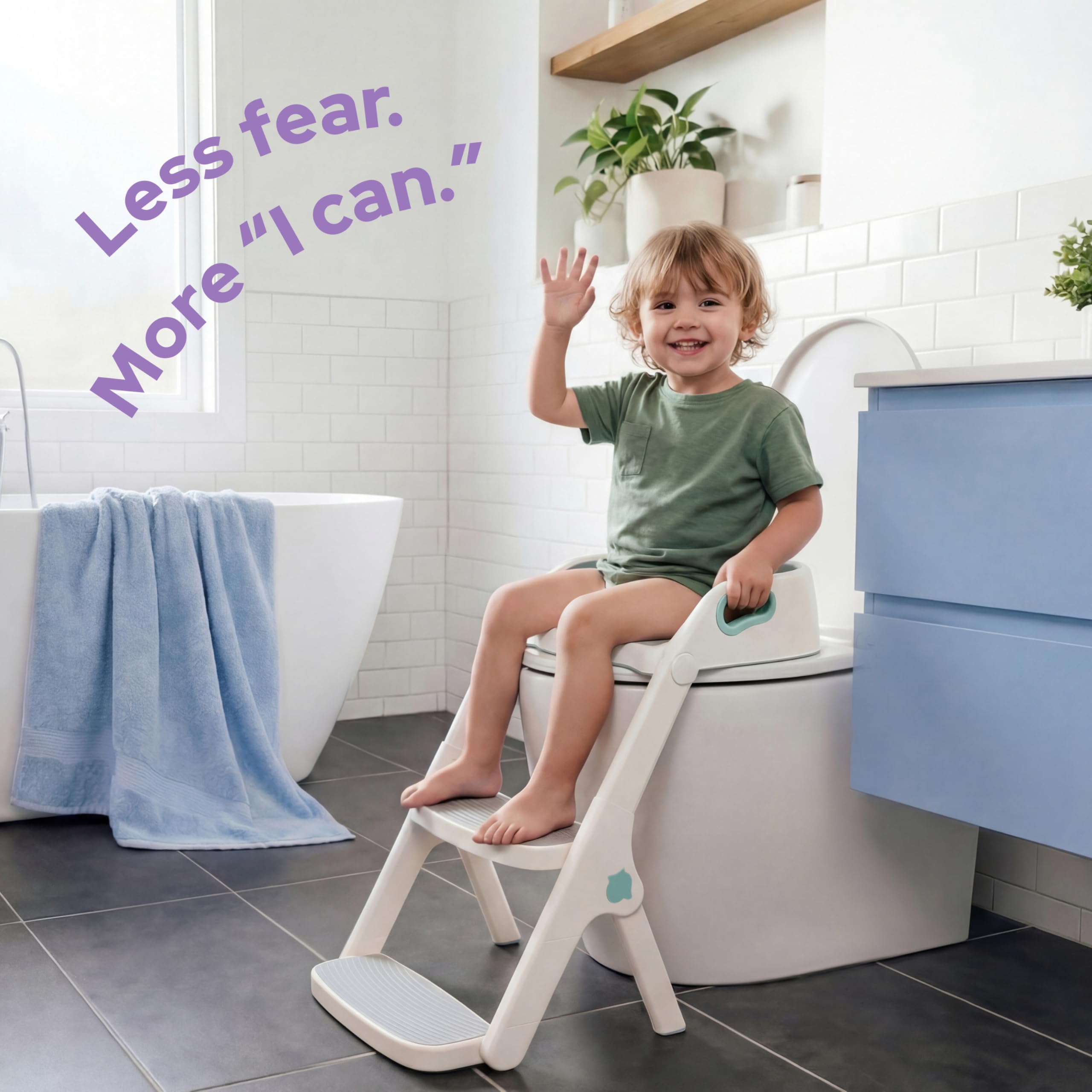 lalalark ambiente familiar en baño limpio que resalta fácil limpieza