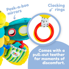 Lamaze Freddie espejo peek-a-boo visible para juego de reconocimiento visual