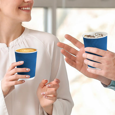 Lamosi cups on event table demonstrating quick cleanup and serving convenience