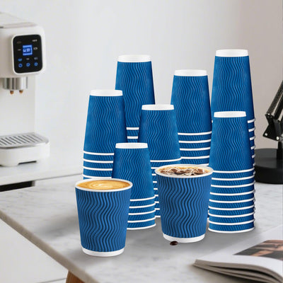 Lamosi cup next to a hand to show real-world 12 oz size and portion clarity