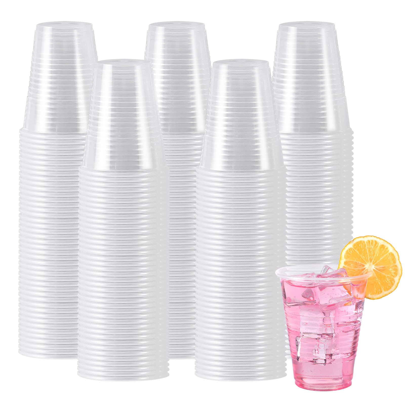 Lamosi vaso frontal del pack mostrando apariencia clara y cantidad