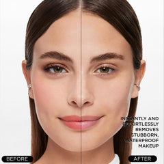 Lancôme Bi-Facil envase abierto mostrando dos fases fácil uso