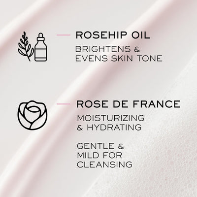 Lancôme on bathroom vanity in lifestyle setting evoking a hydrating routine