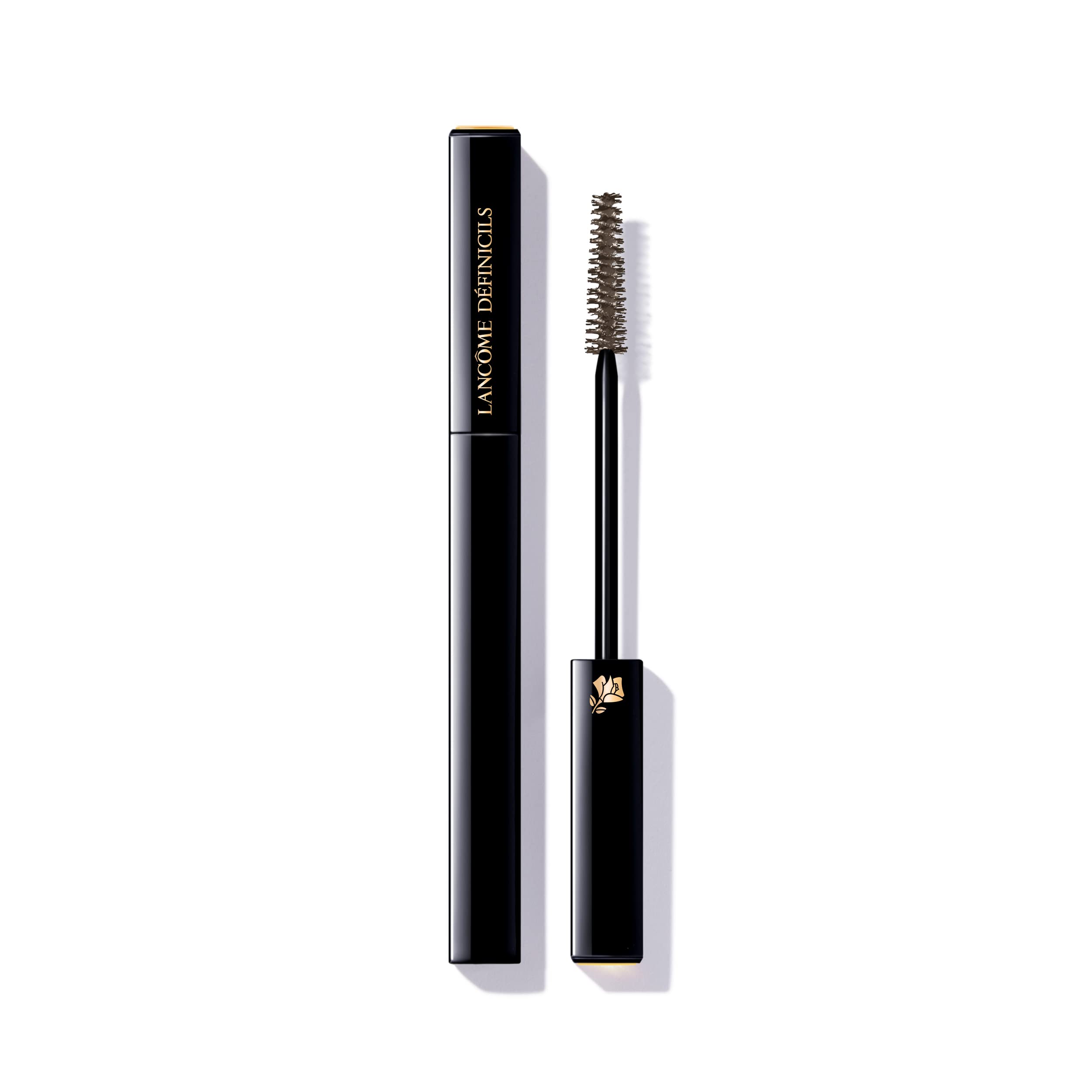 Lancôme Définicils empaque frontal mostrando el tubo y el color marrón