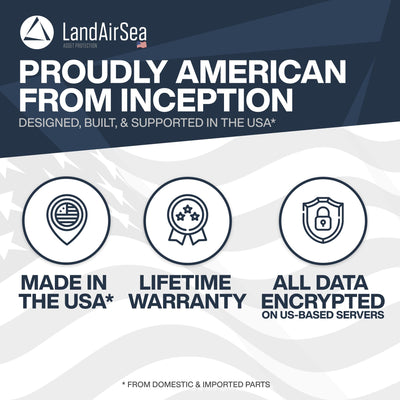 LandAirSea 54 pantalla de la app SilverCloud con seguimiento en tiempo real