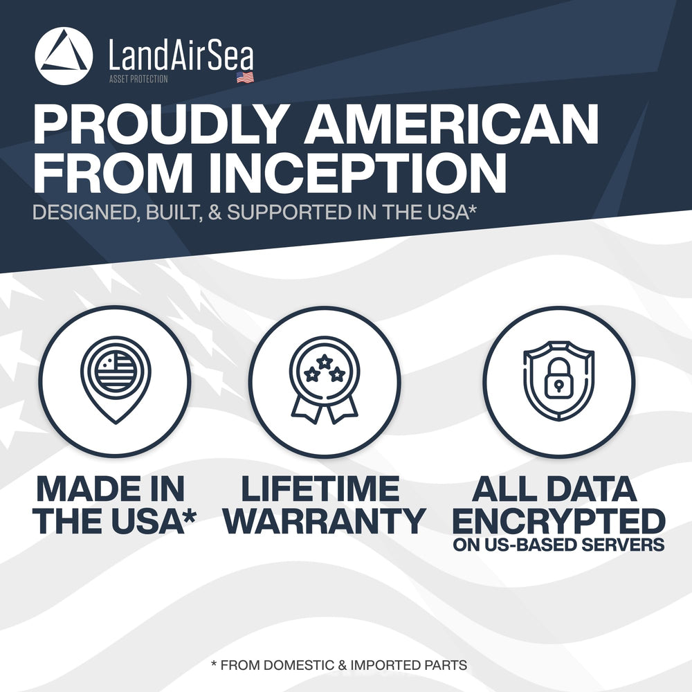 LandAirSea 54 pantalla de la app SilverCloud con seguimiento en tiempo real