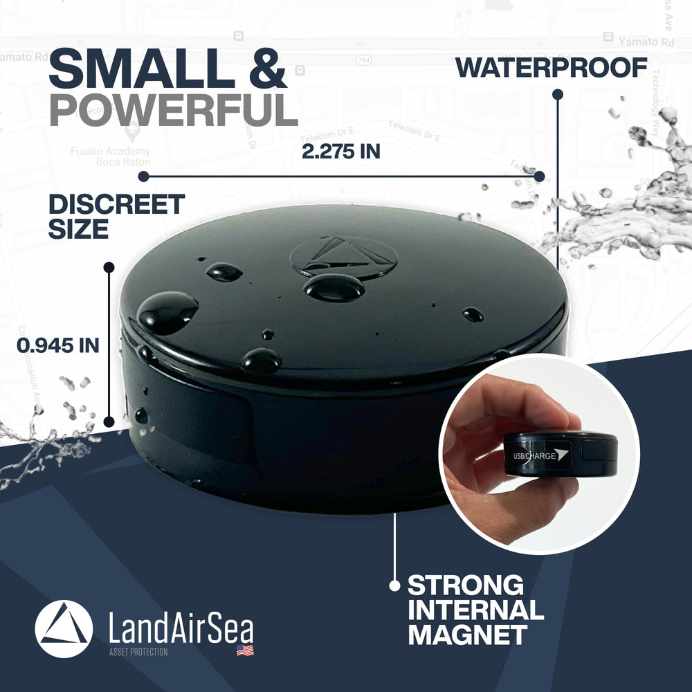LandAirSea 54 instalado bajo un automóvil mostrando su uso discreto