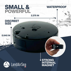 LandAirSea 54 instalado bajo un automóvil mostrando su uso discreto