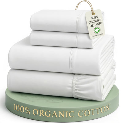 LANE LINEN front packaging showing set contents and sustainable bag benefit