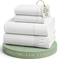 LANE LINEN front packaging showing set contents and sustainable bag benefit