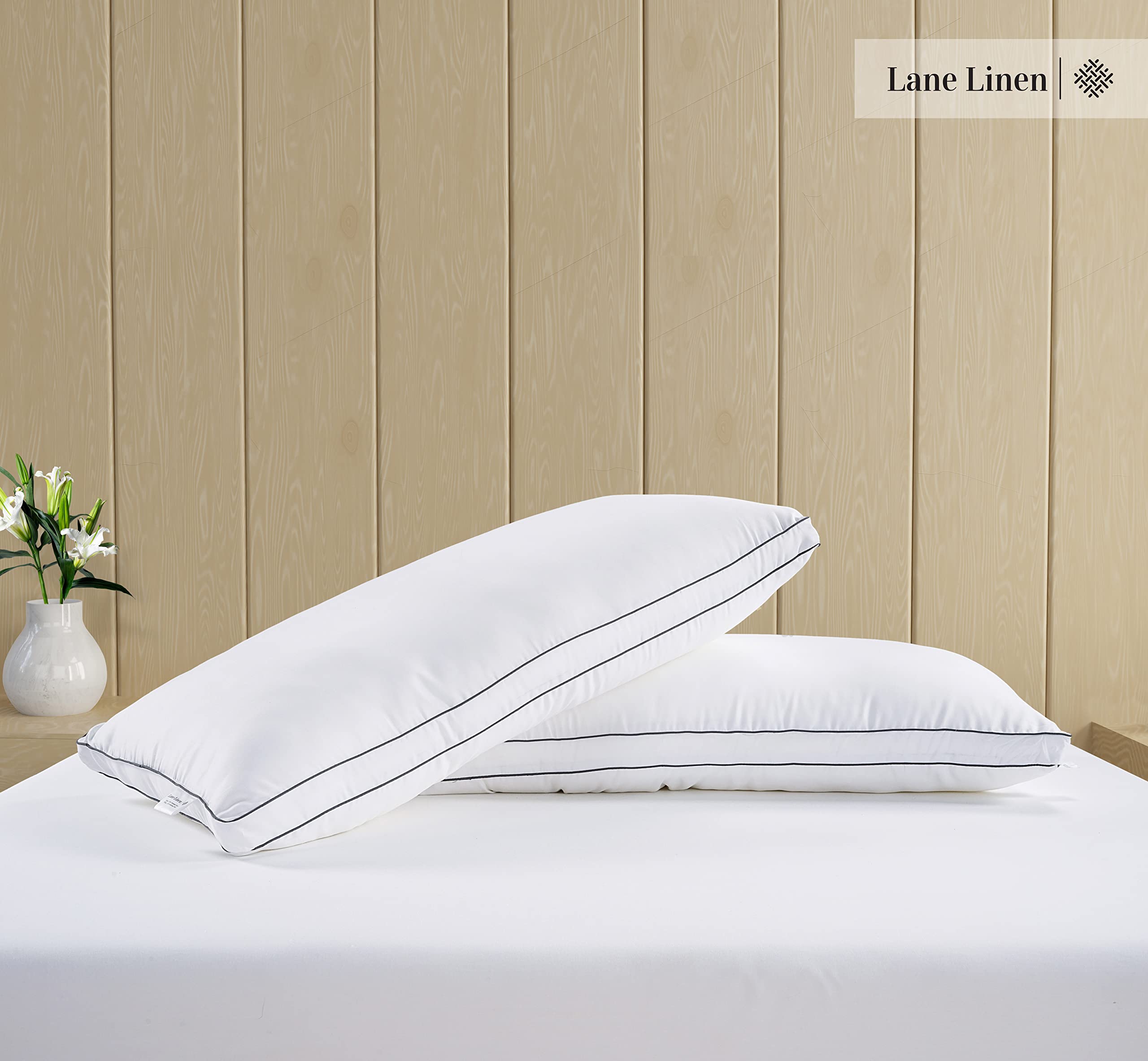 LANE LINEN detalle de la funda de microfibra que ofrece tacto suave y gestión de calor
