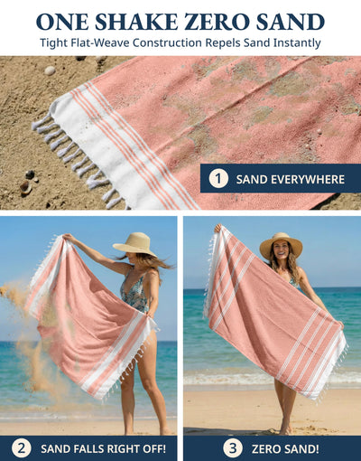 LANE LINEN persona secándose en piscina, toalla absorbente y versátil