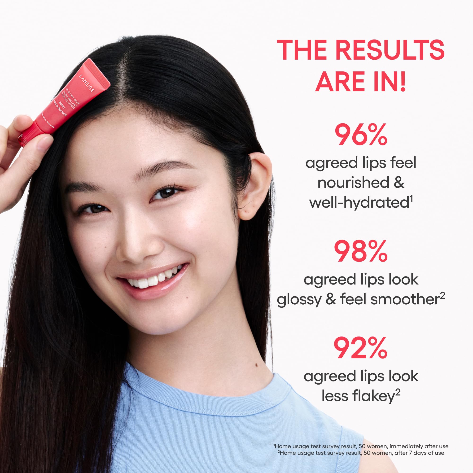 LANEIGE brillo natural en los labios que mejora la apariencia
