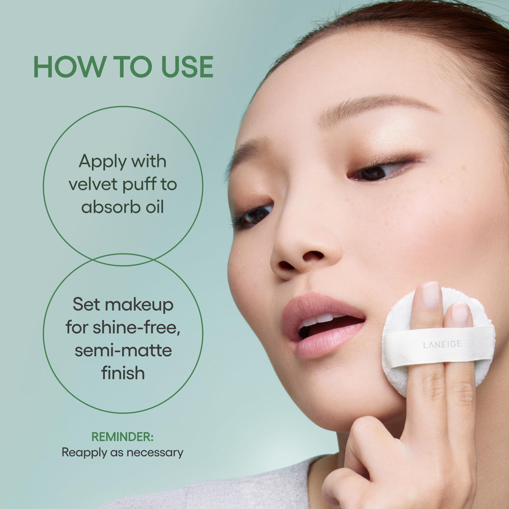 LANEIGE comparación de tamaño en mano, práctico y portátil
