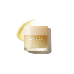 LANEIGE lip sleeping mask jar front view showing nourishing formula benefits