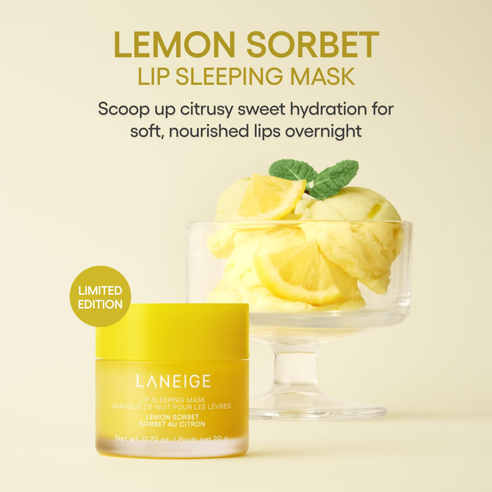 LANEIGE textura cremosa abierta mostrando consistencia nutritiva