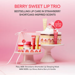 LANEIGE textura cremosa de Lip Sleeping Mask mostrando hidratación profunda