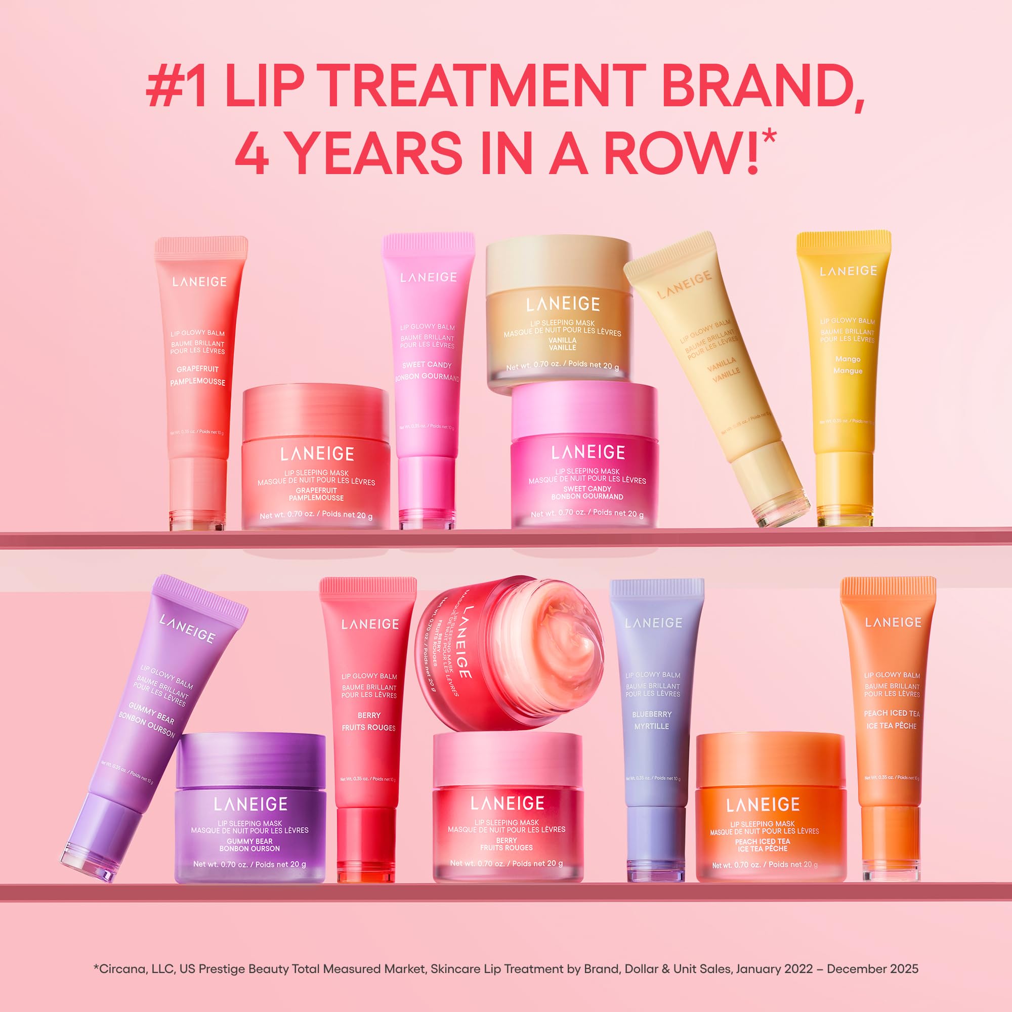 LANEIGE labios hidratados tras uso mostrando suavidad y volumen