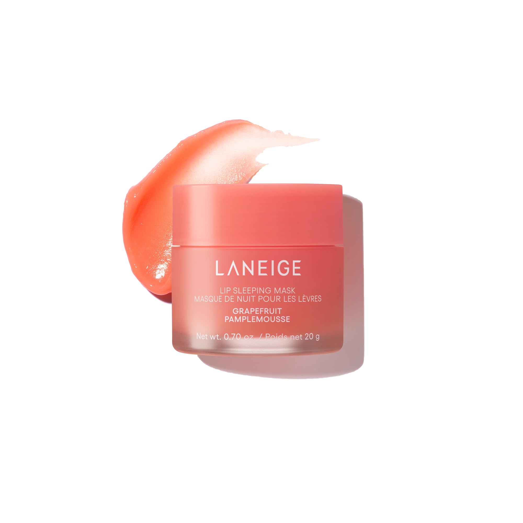 LANEIGE mascarilla labial vista frontal mostrando envase y color