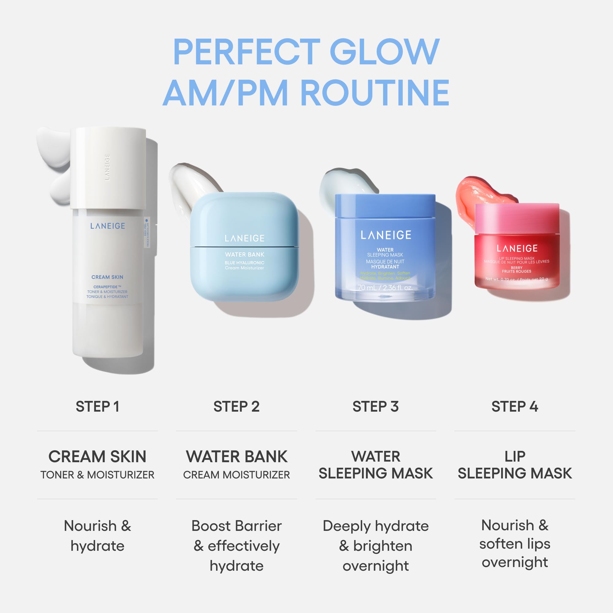 LANEIGE sustainable packaging detail emphasizing refillable design