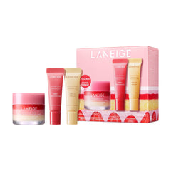 LANEIGE empaque frontal del trío, presentación atractiva y lista para regalo