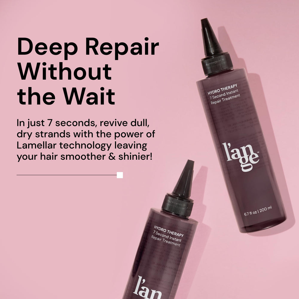 L'ANGE HAIR textura cremosa en primer plano hidratación ligera y deslizamiento