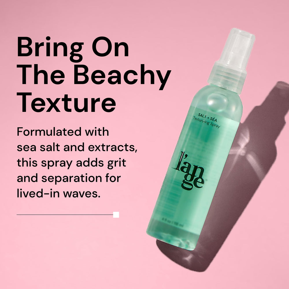 L'ANGE HAIR primer plano de la textura del spray para aplicación precisa