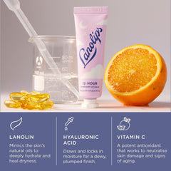 Lanolips comparación de tamaño 15 g para referencia de uso