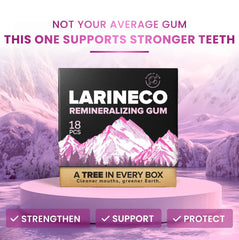Larine co close-up foil wrapper highlighting single-piece convenience