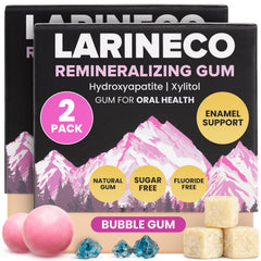 Larine co front packaging showing 36-count and mint benefits