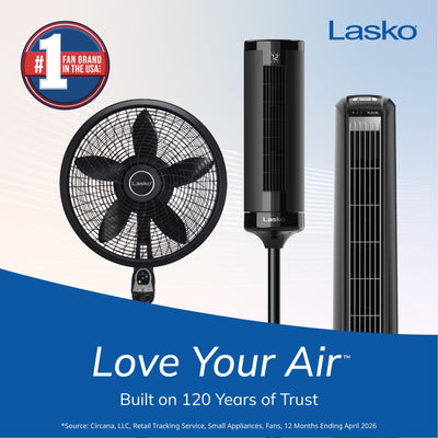 Lasko remote control close-up for quick adjustments and convenience