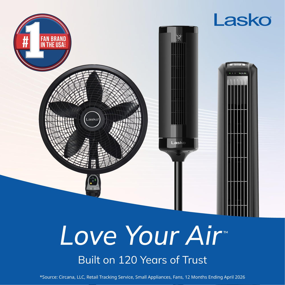 Lasko remote control close-up for quick adjustments and convenience