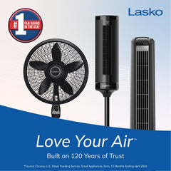 Lasko remote control close-up for quick adjustments and convenience