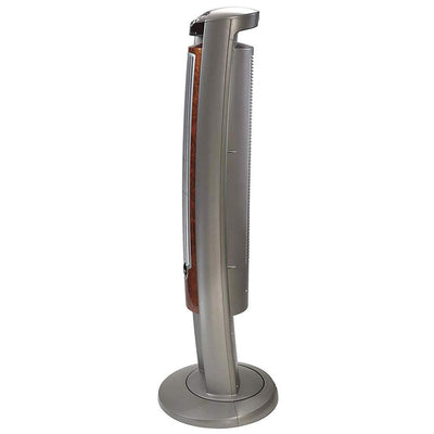 Lasko tower fan dimmed LEDs in nighttime mode for undisturbed sleep