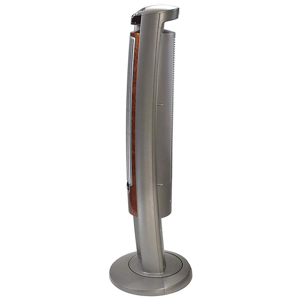 Lasko tower fan dimmed LEDs in nighttime mode for undisturbed sleep