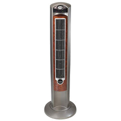 Lasko tower fan remote and controls highlighting easy, convenient operation