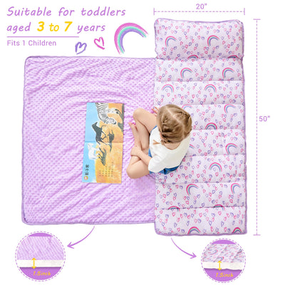 lasoftan almohada extraíble colocada junto a la colchoneta para fácil lavado