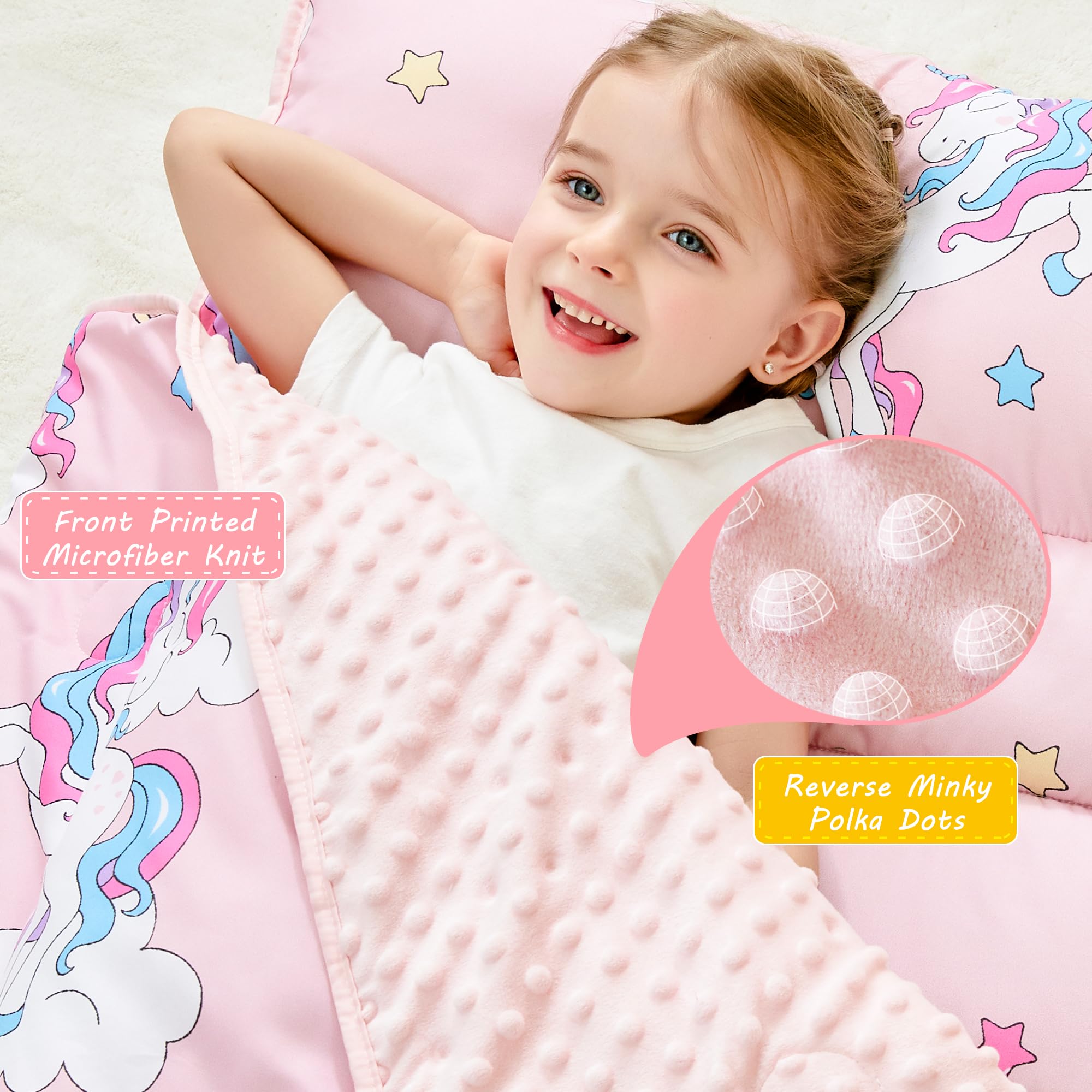lasoftan vista frontal diseño unicornio colorido para niños