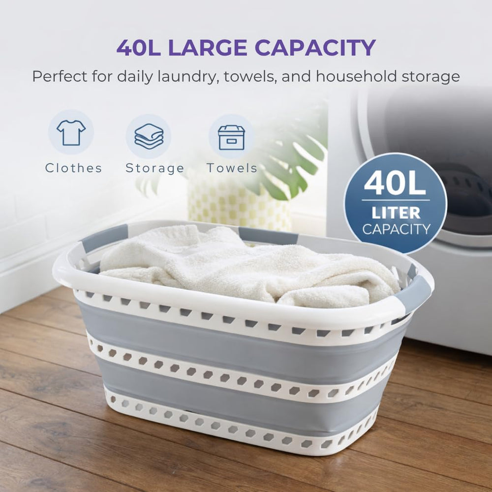 Laundry 360 textura de polipropileno y TPR, durabilidad visible