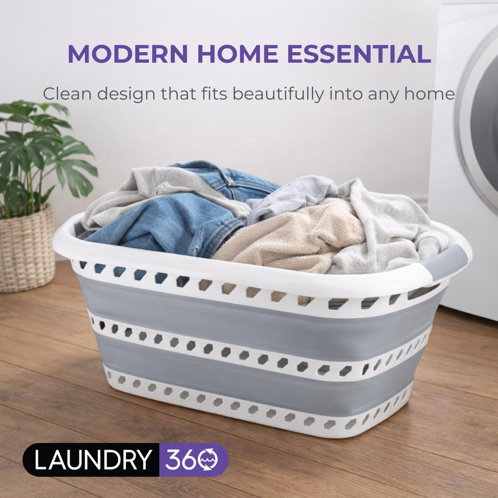 Laundry 360 comparación de tamaño con objetos, fácil de medir