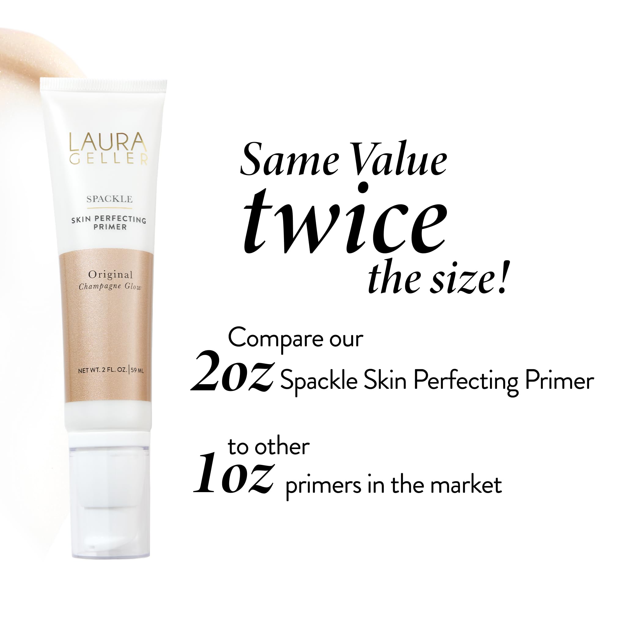 LAURA GELLER producto en bolso de maquillaje listo para retoques y uso diario