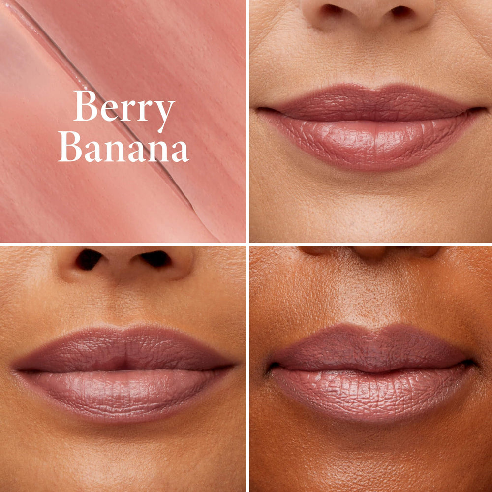 LAURA GELLER aplicación en labios mostrando color natural y confort