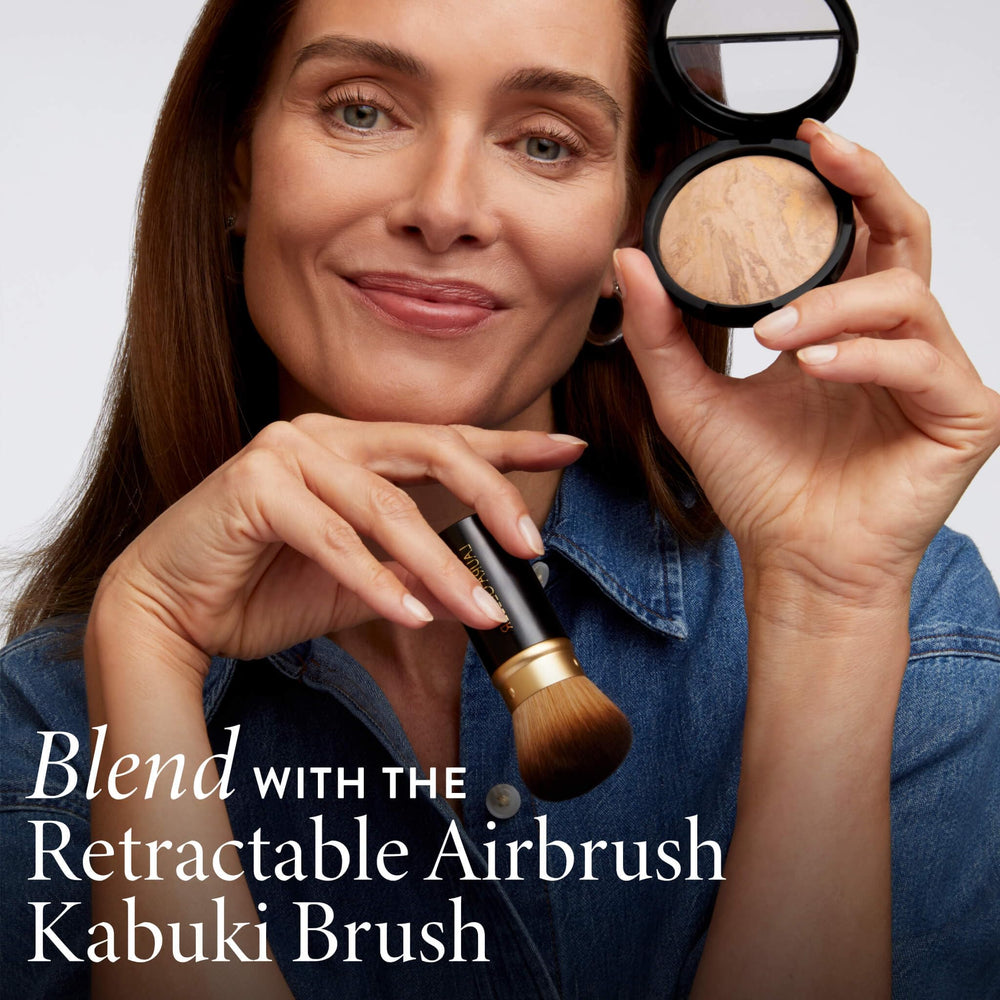 LAURA GELLER product on vanity in lifestyle scene for radiant everyday use