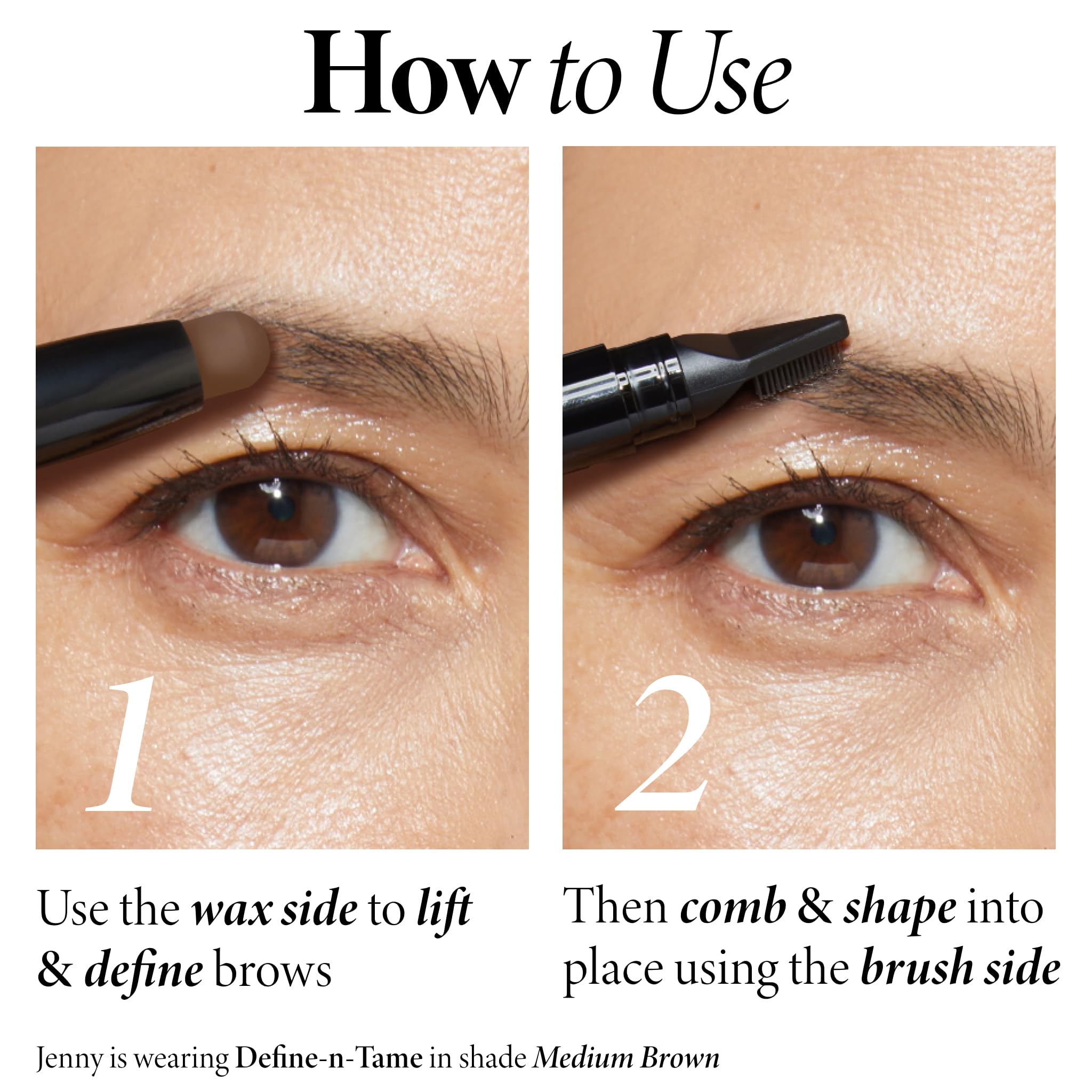 LAURA GELLER NEW YORK cepillo esculpidor en primer plano para peinar cejas