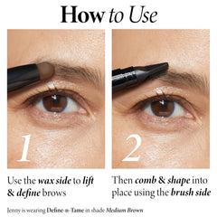 LAURA GELLER NEW YORK cepillo esculpidor en primer plano para peinar cejas