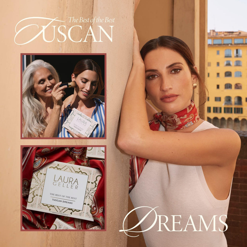 LAURA GELLER paleta en escena estilo Toscana inspirando looks cálidos