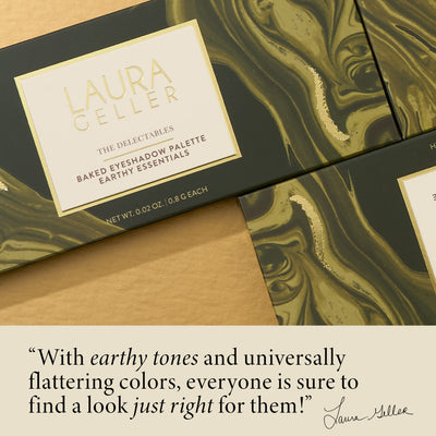 LAURA GELLER look de día con tonos tierra para maquillaje natural