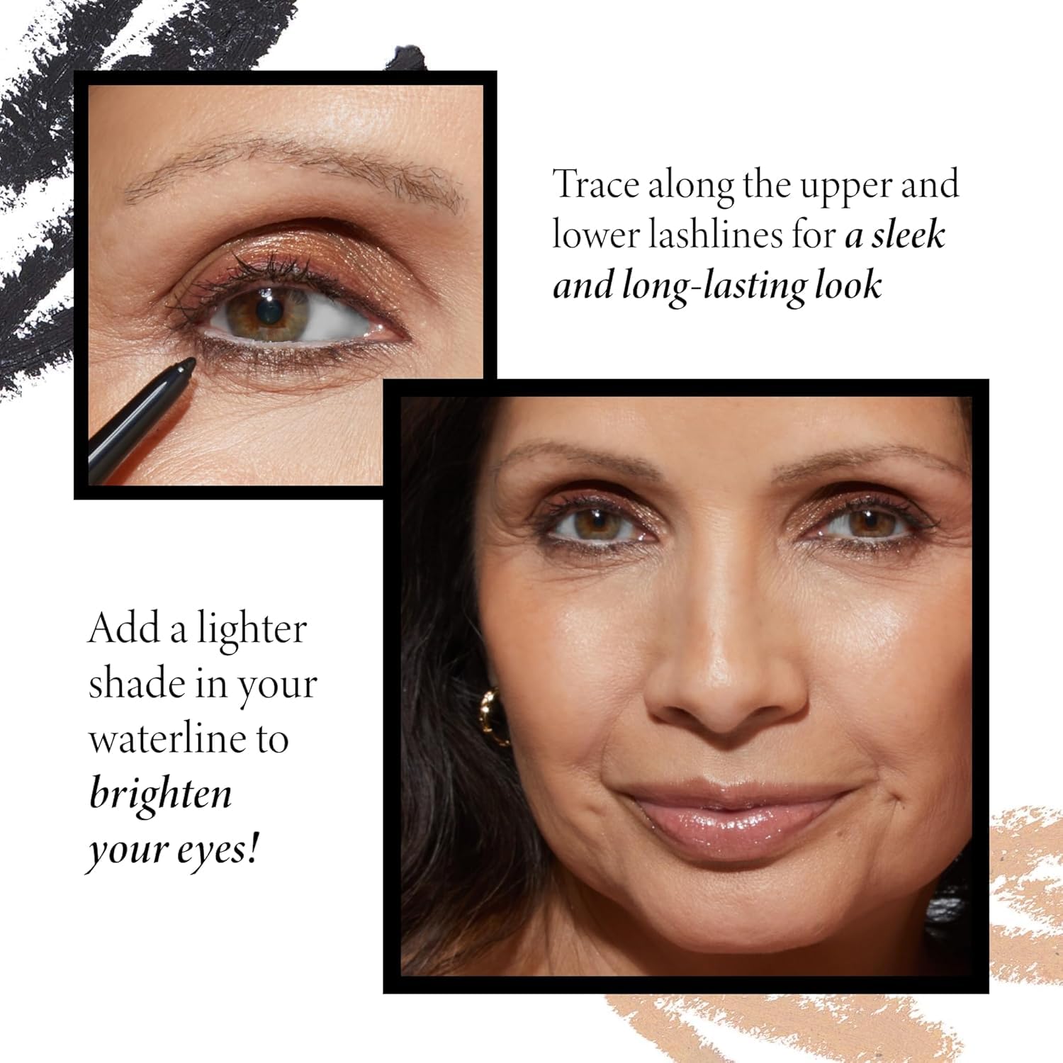 LAURA GELLER etiqueta tono Brown Eyed Girl visible, color identificable al instante